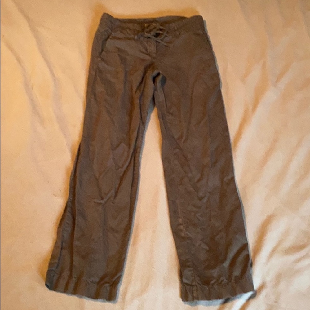 J crew size 4 city fit gray pants used